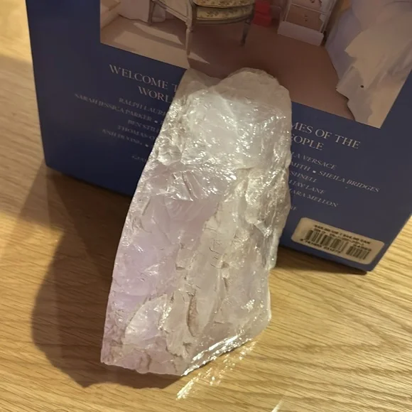 Beautiful Pink Quartz Bookends